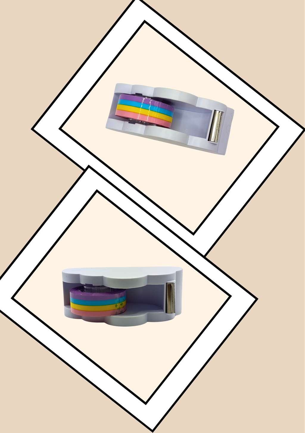 Distributore Nastro Nuvola - nastro arcobaleno incluso