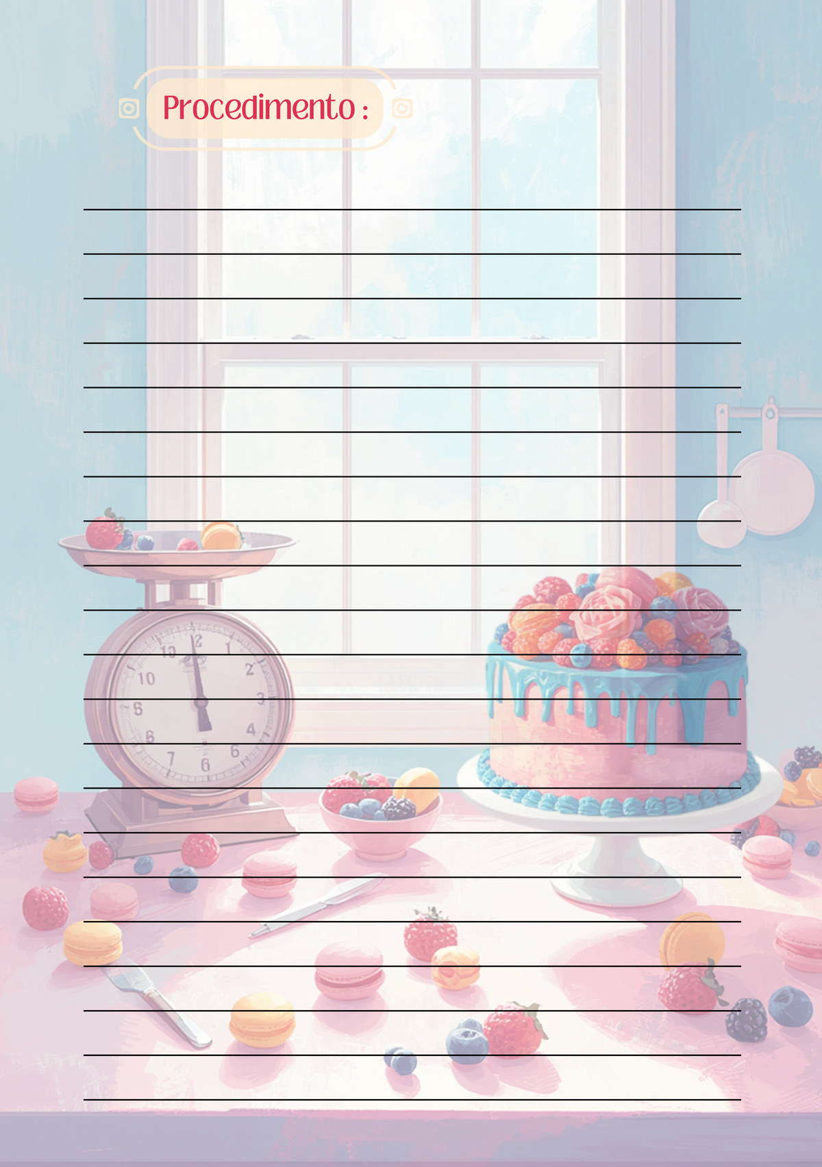 Note Golose Modello 2 - Procedimento