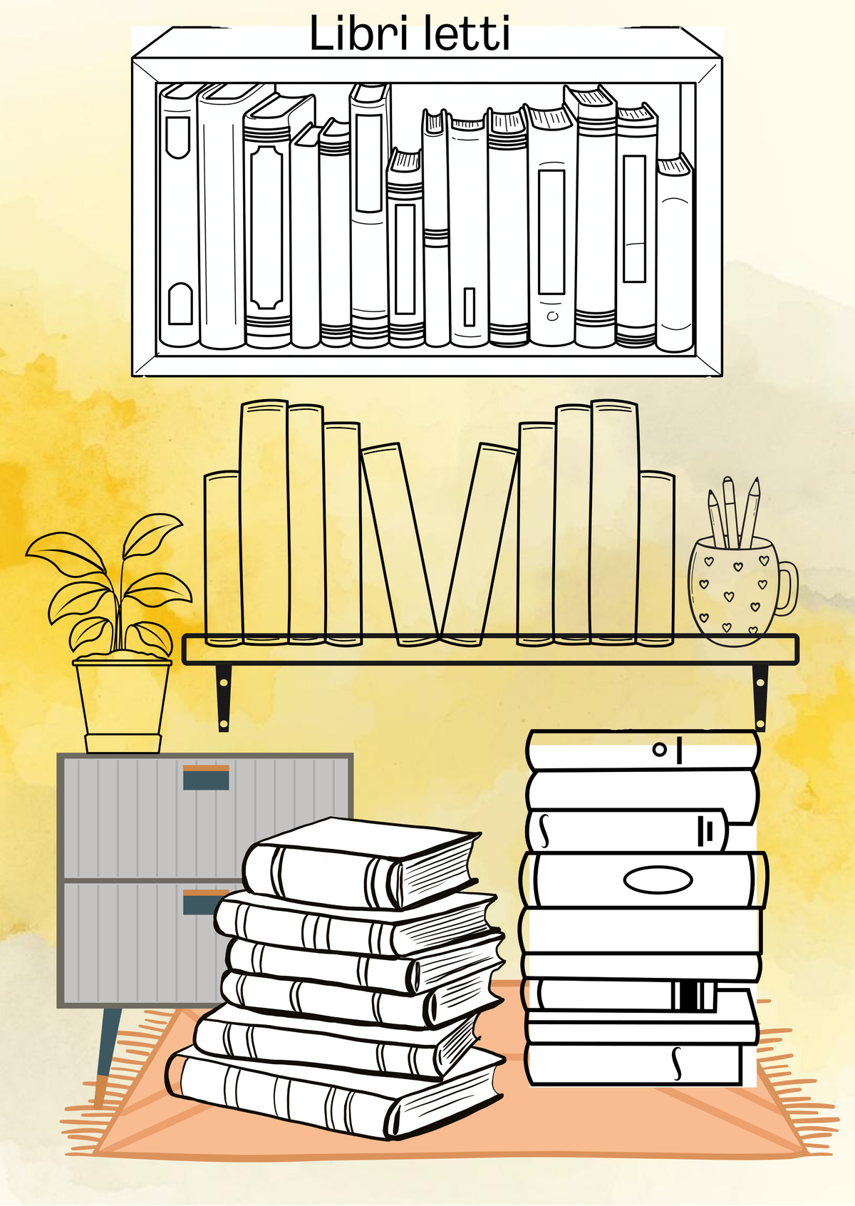 Diario di Lettura Personalizzato Artigianale – Modello 1