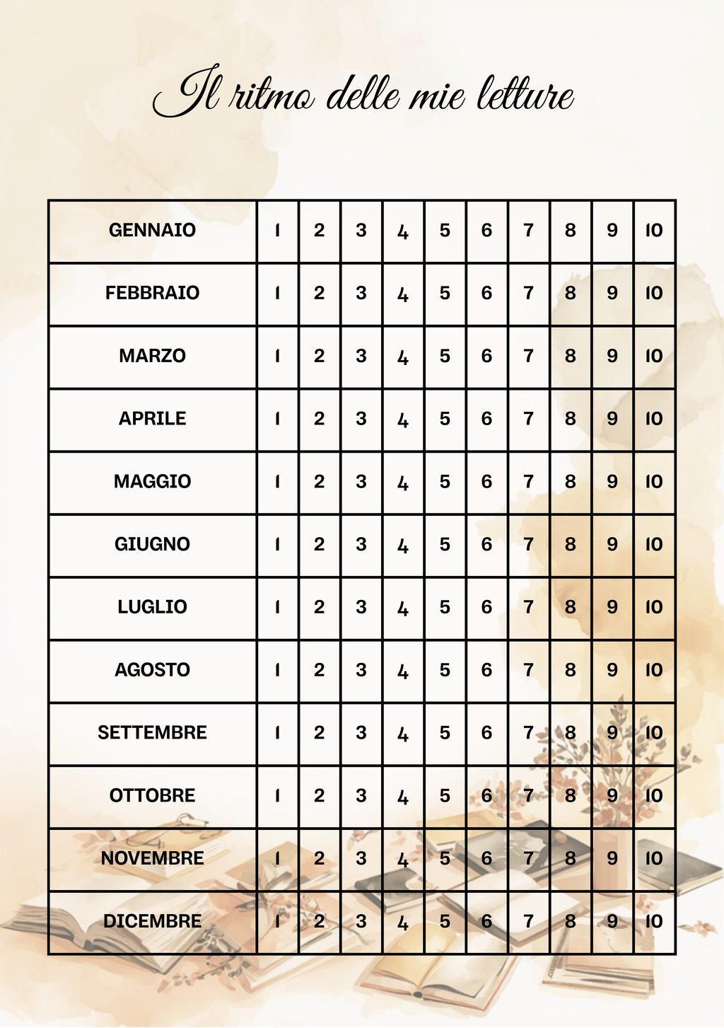 Pagine Extra Diario Lettura Personalizzato Artigianale – Modello 2