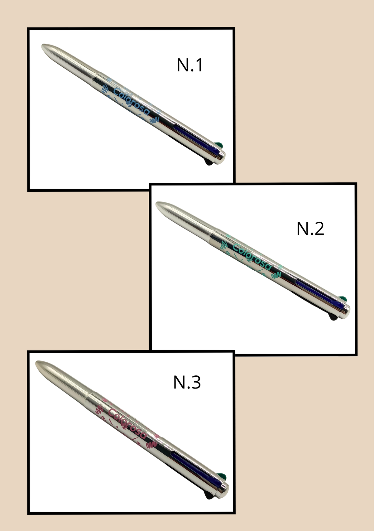 Penna a sfera Colorosa MultiColors - modelli N.1, N.2, N.3