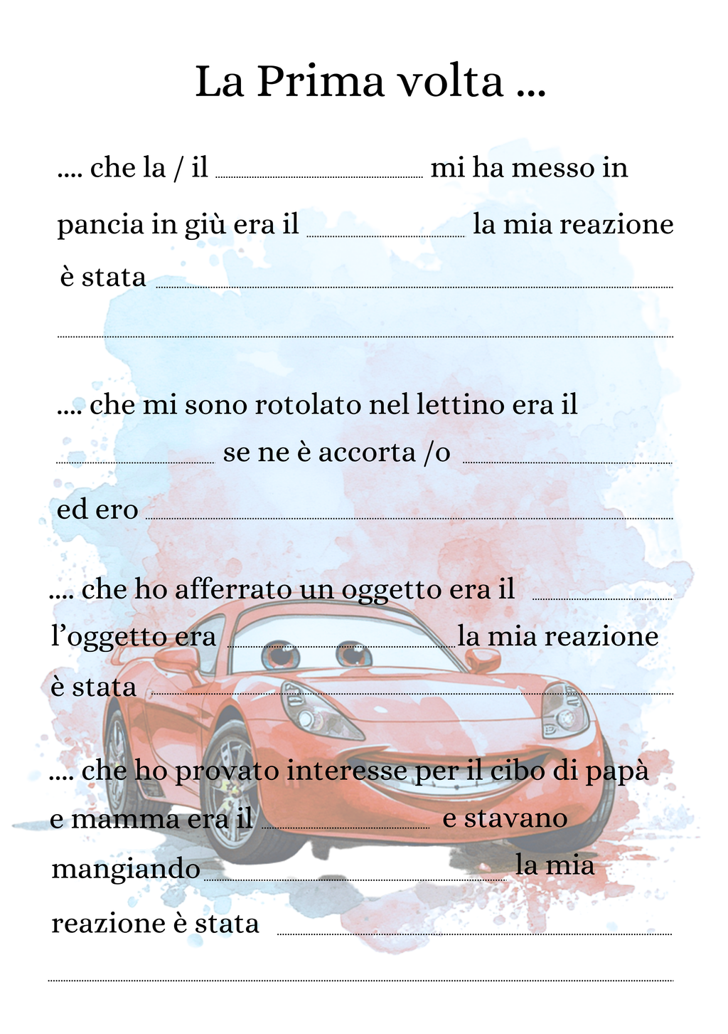 Album Nascita Personalizzato Artigianale – Primo Anno Essential – Modello 3