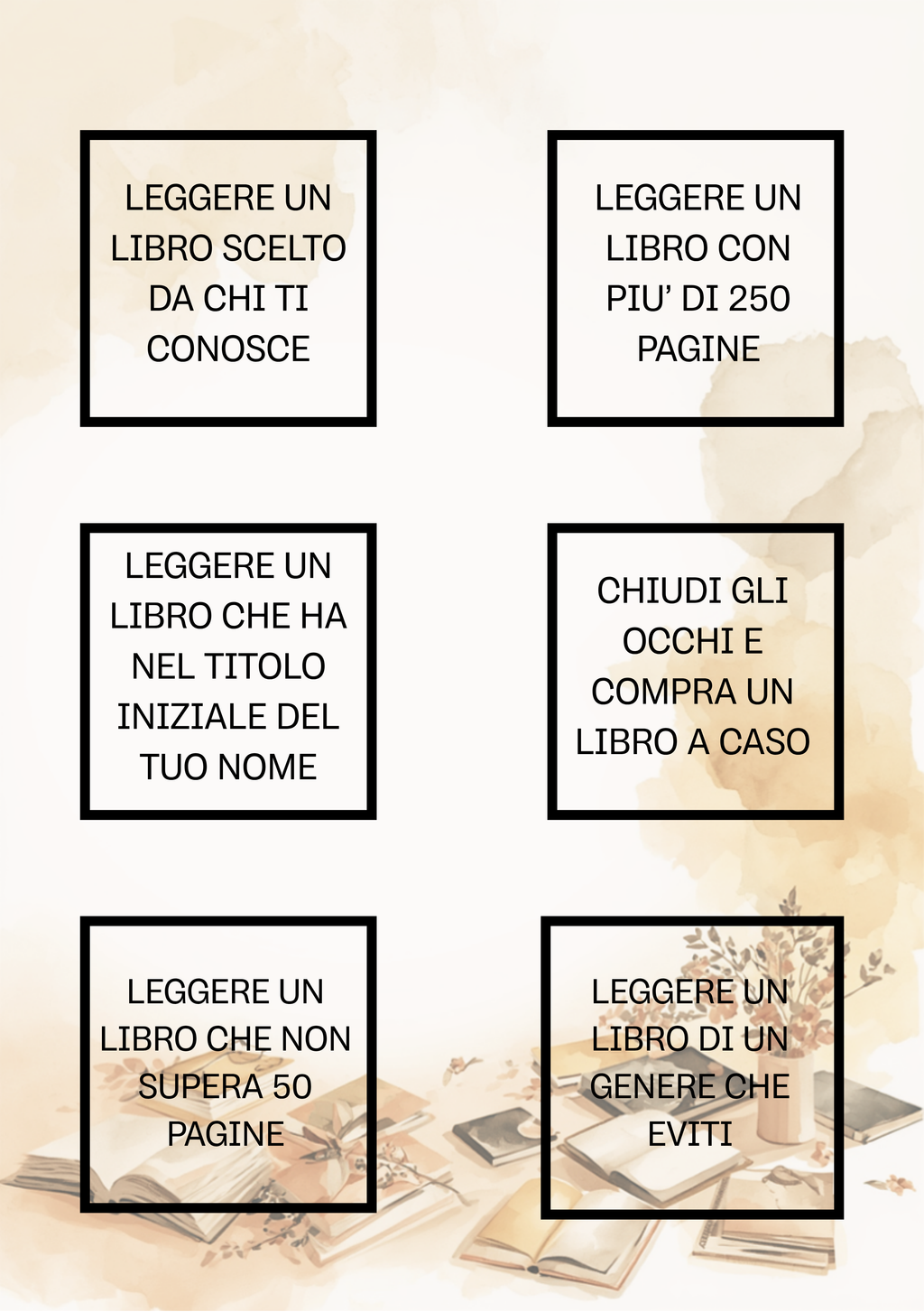 Diario di Lettura Personalizzato Artigianale – Modello 2