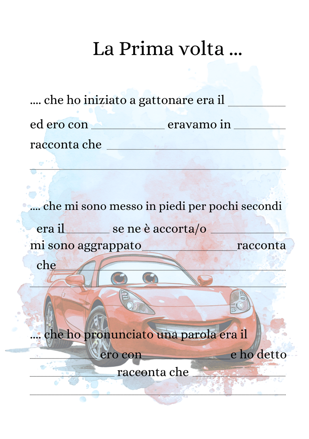 Album Nascita Personalizzato Artigianale – Primo Anno Essential – Modello 3