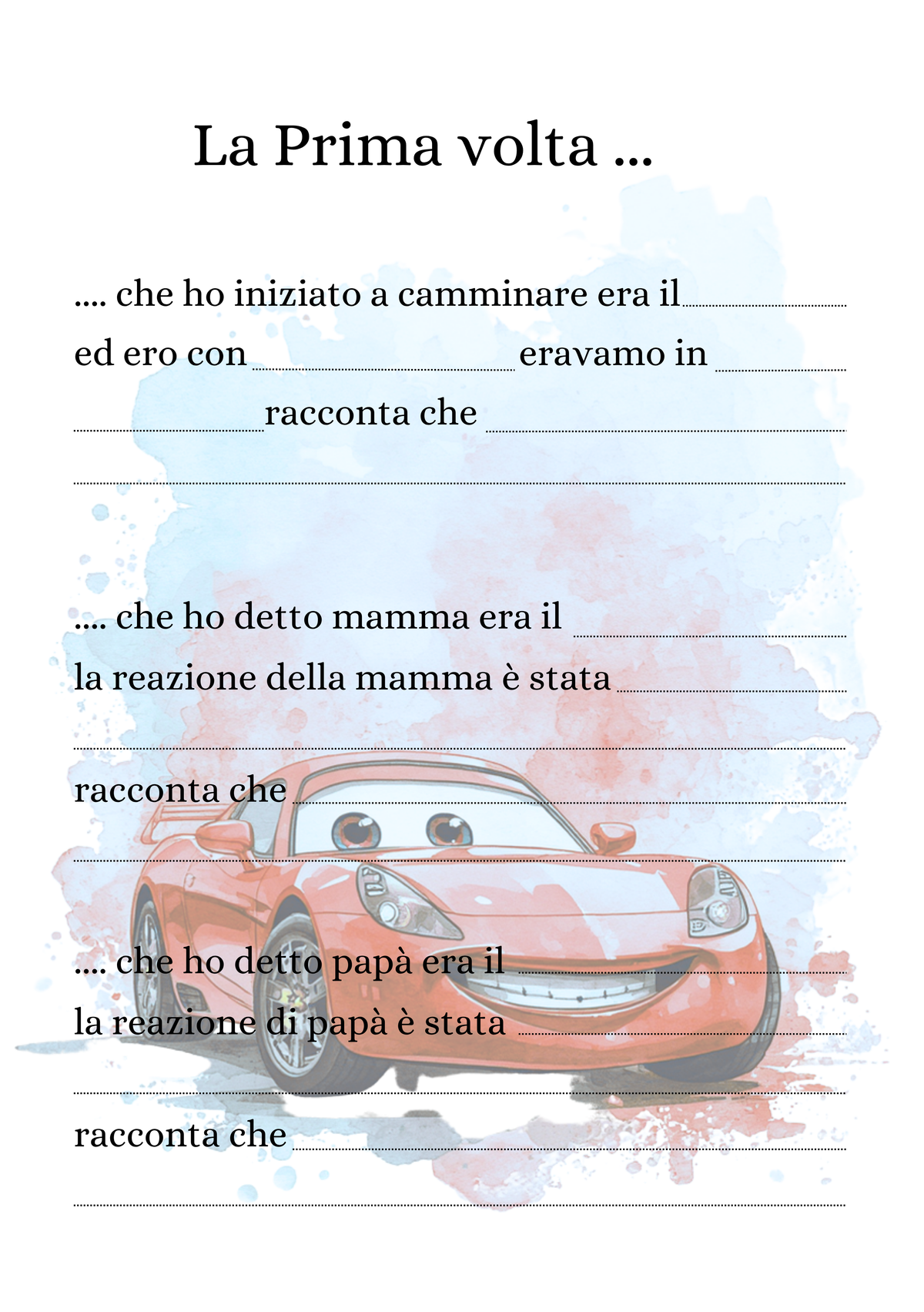 Album Nascita Personalizzato Artigianale – Primo Anno Completo – Modello 3
