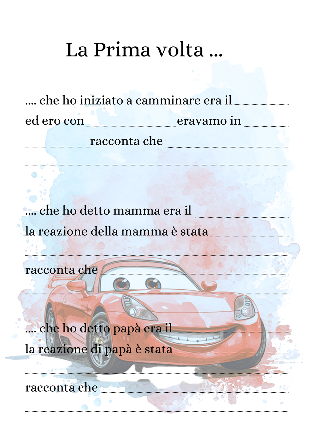 Album Nascita Personalizzato Artigianale – Primo Anno Essential – Modello 3