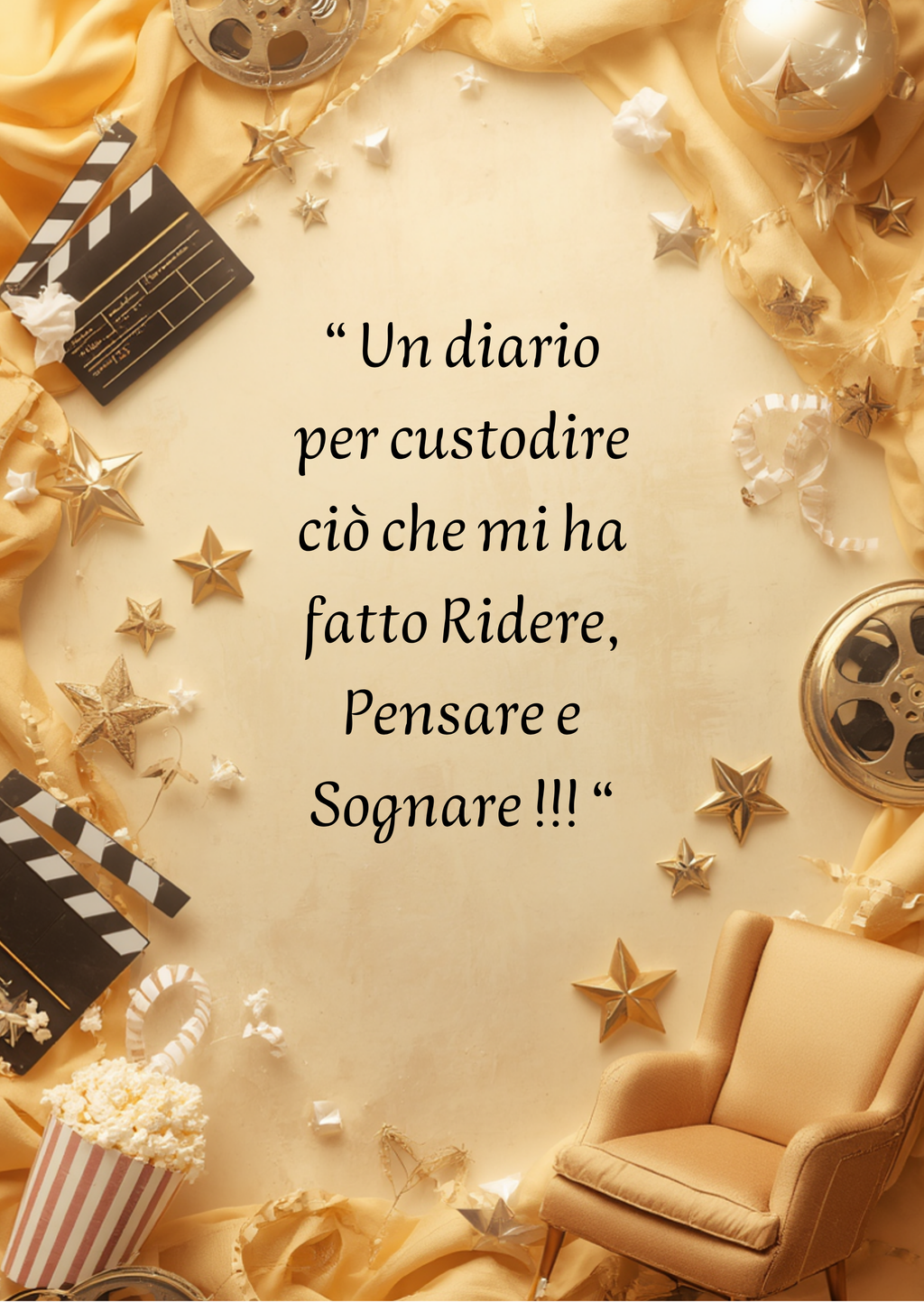 Diario Film e Serie TV Personalizzato Artigianale – Modello 3