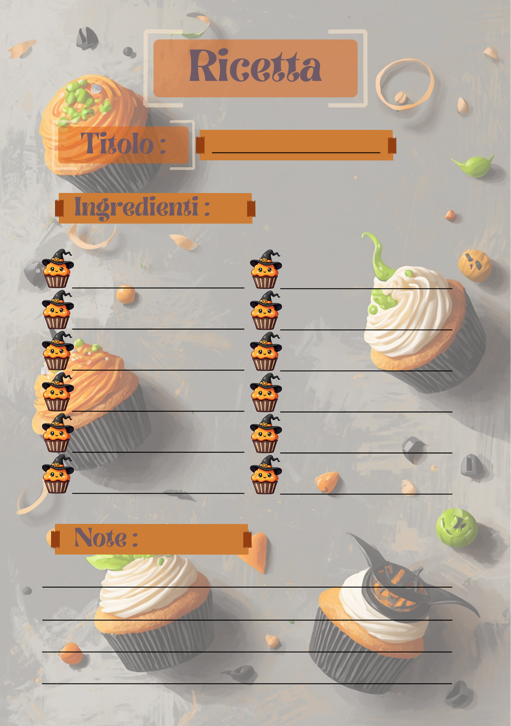 Pagine Extra Note Golose Personalizzate Artigianali – Modello 4