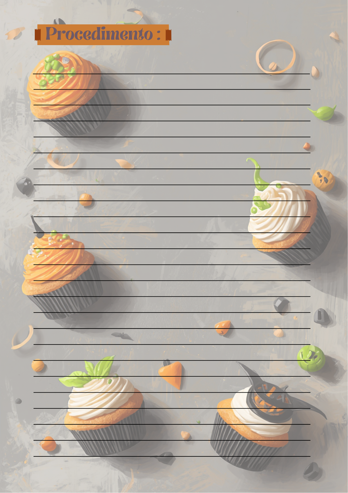 Album Ricette Personalizzato Artigianale – Note Golose – Modello 4