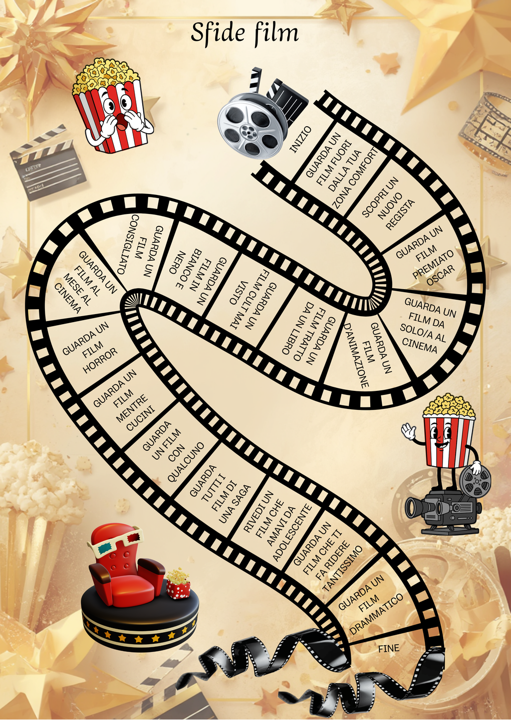 Diario Film e Serie TV Personalizzato Artigianale – Modello 3