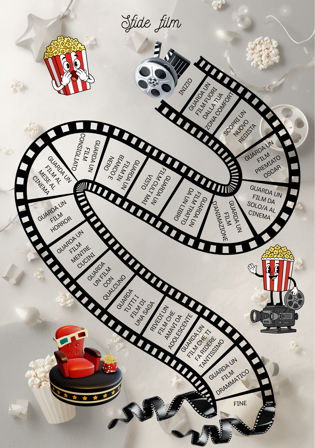 Diario Film e Serie TV Personalizzato Artigianale – Modello 2