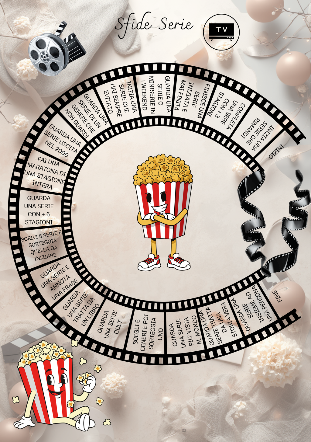 Diario Film e Serie TV Personalizzato Artigianale – Modello 1