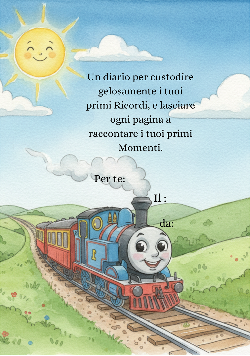 Album Nascita Personalizzato Artigianale – Primo Anno Essential – Modello 3