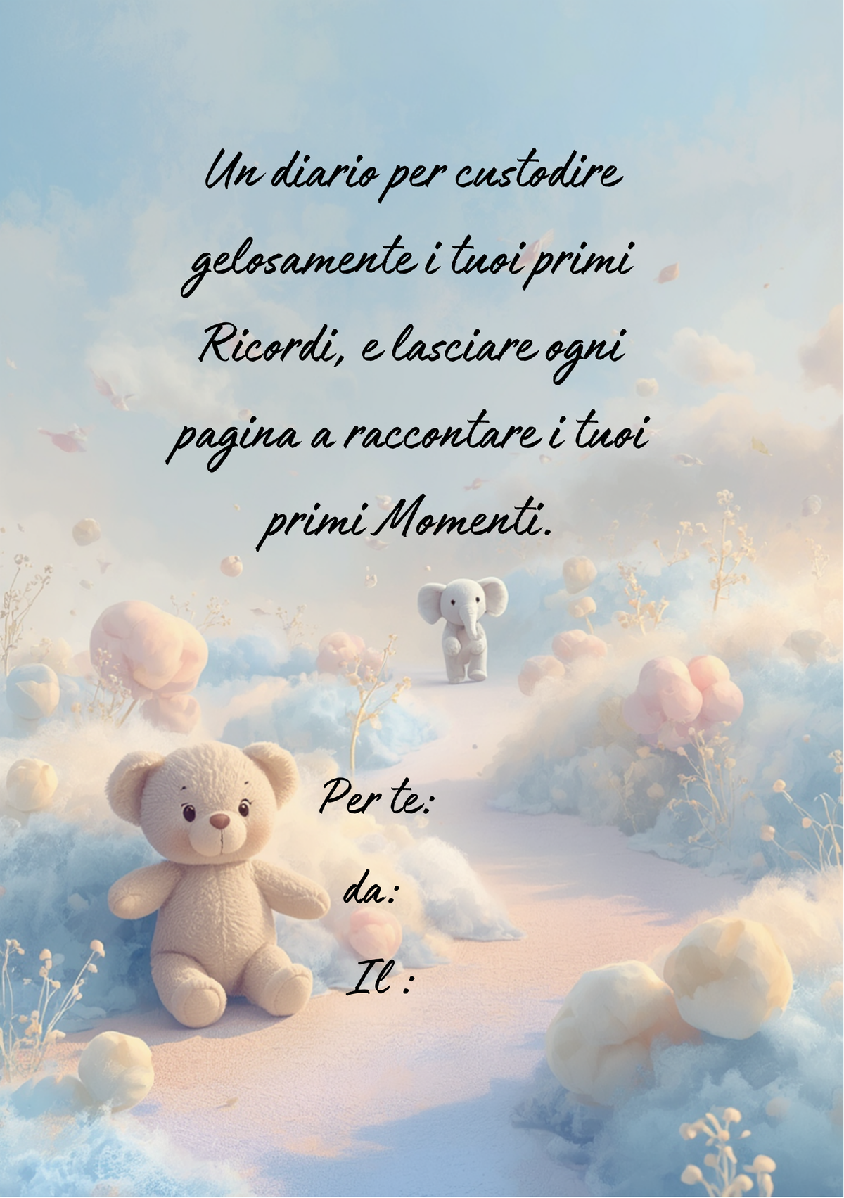 Album Nascita Personalizzato Artigianale – Primo Anno Completo – Modello 2
