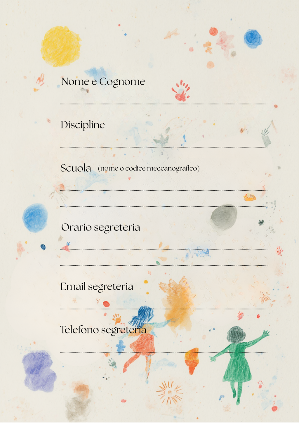 Album Insegnante Personalizzato Artigianale – Modello 3