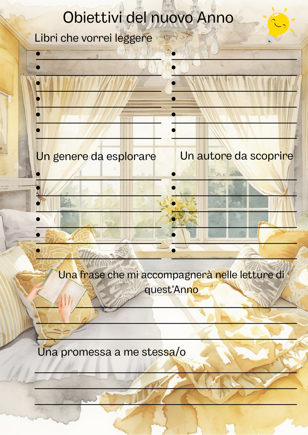 Diario di Lettura Personalizzato Artigianale – Modello 1