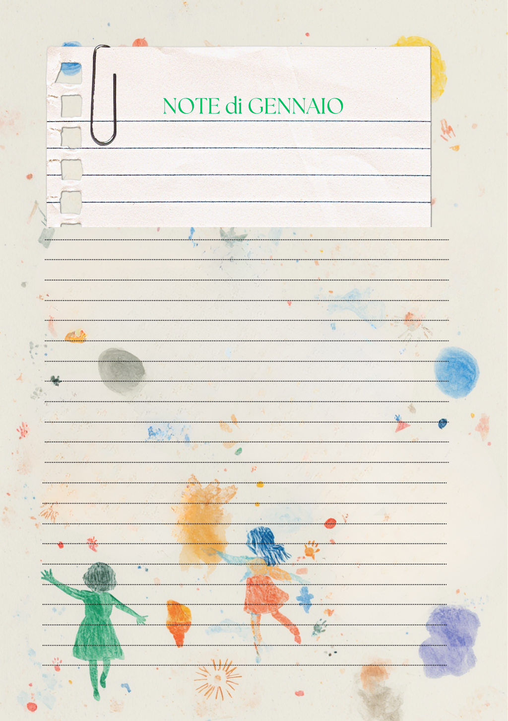 Agenda Mensile Insegnante Personalizzata Artigianale – Modello 3