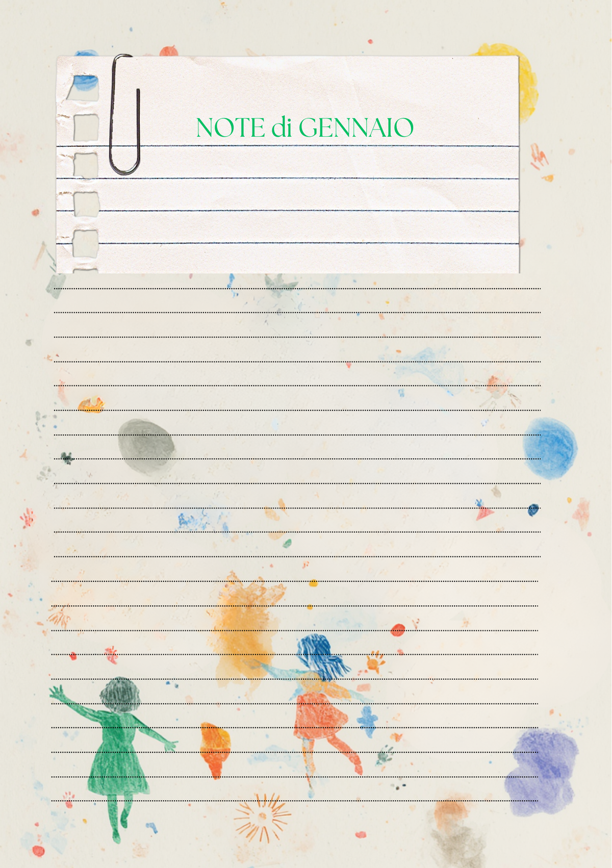 Agenda Mensile Insegnante Personalizzata Artigianale – Modello 3