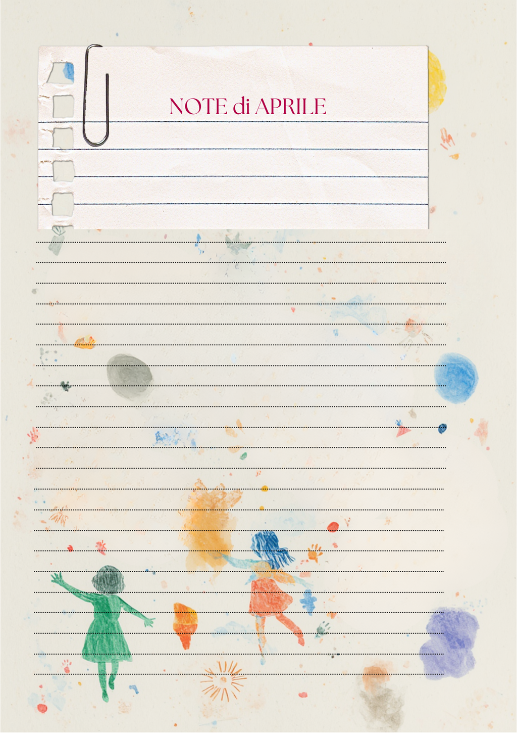 Agenda Mensile Insegnante Personalizzata Artigianale – Modello 3