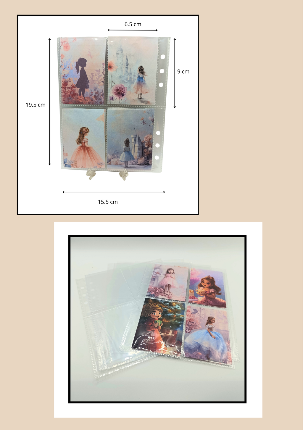 Buste Porta Foto A5 per Agenda – Tasche Trasparenti Planner Organizer