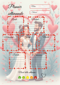 Planner Matrimonio Personalizzato Artigianale – Settimanale – Modello 3