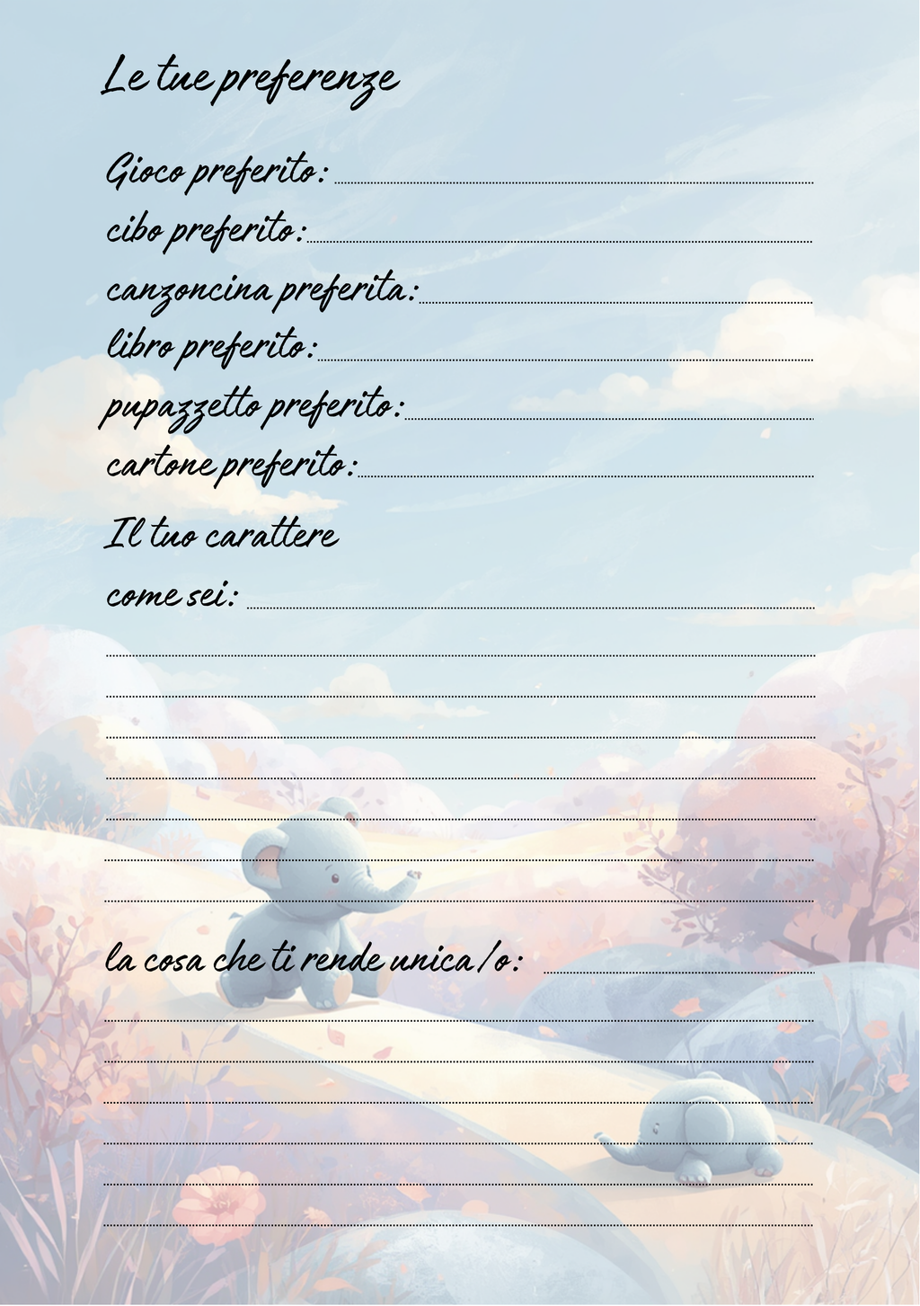 Album Nascita Personalizzato Artigianale – Primo Anno Completo – Modello 2