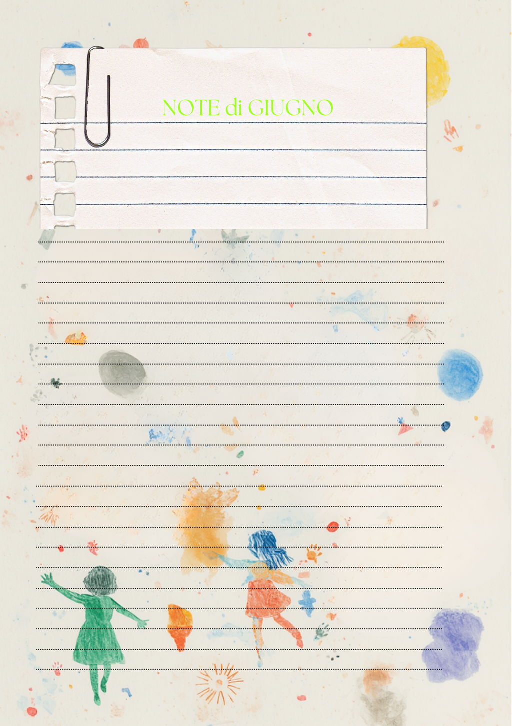 Agenda Mensile Insegnante Personalizzata Artigianale – Modello 3