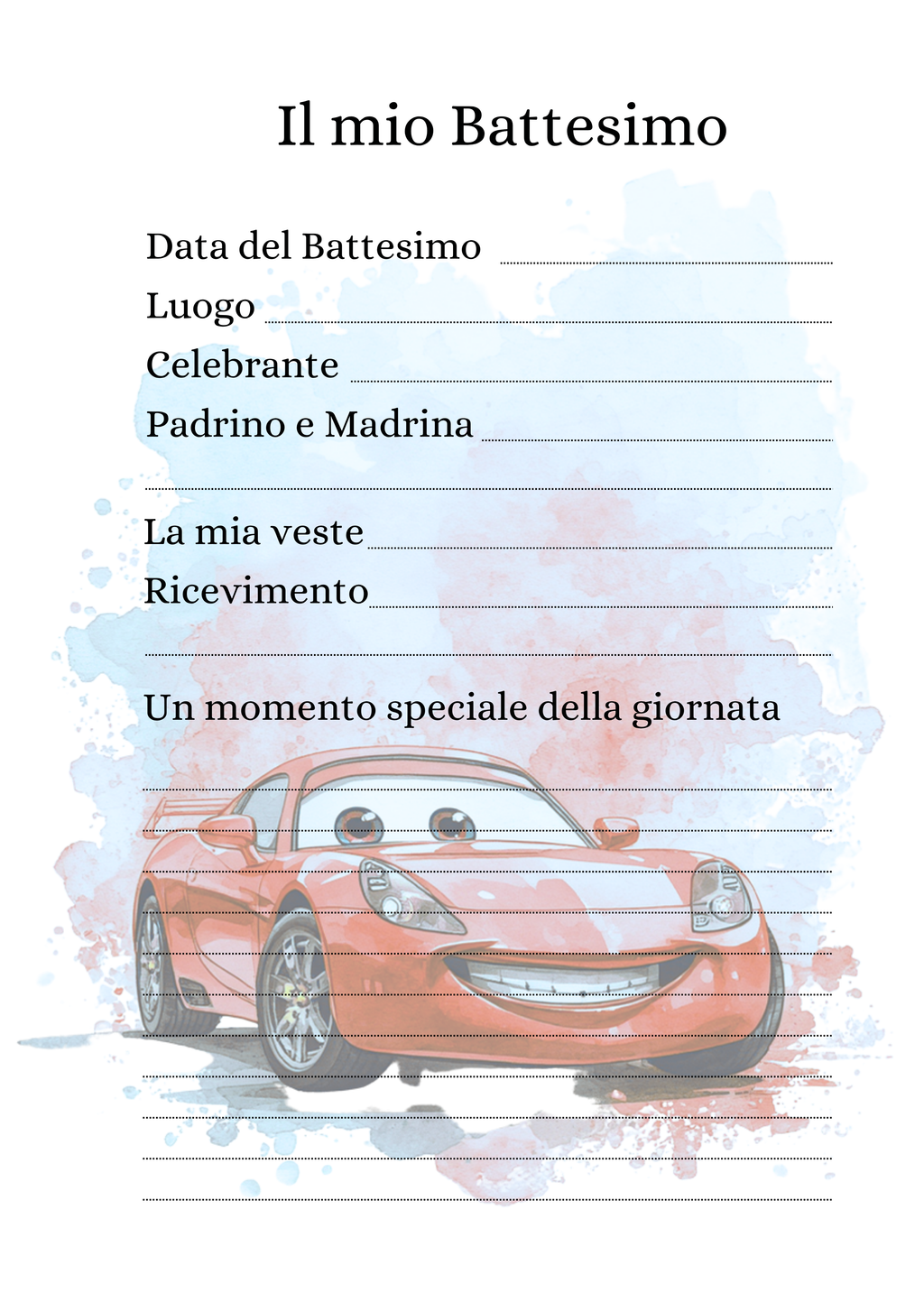 Album Nascita Personalizzato Artigianale – Primo Anno Completo – Modello 3
