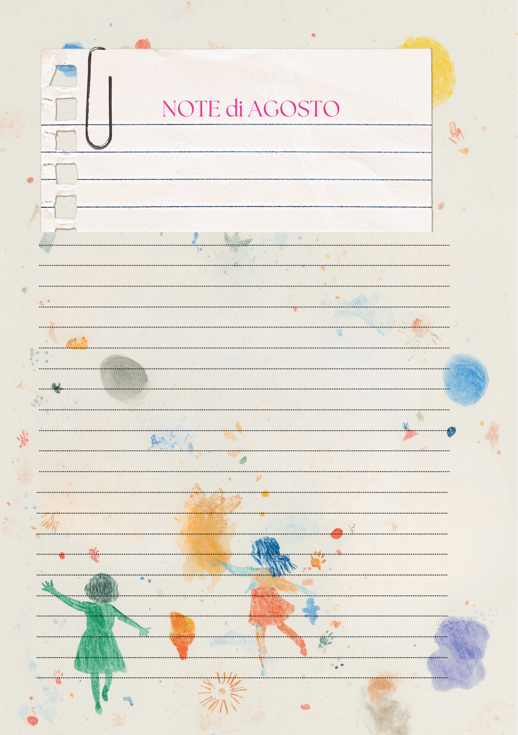 Agenda Mensile Insegnante Personalizzata Artigianale – Modello 3