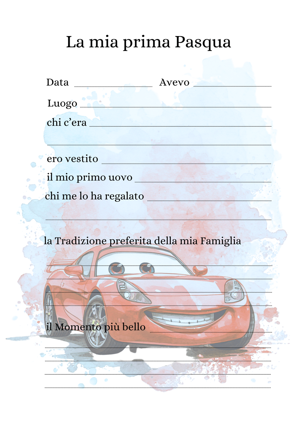 Album Nascita Personalizzato Artigianale – Primo Anno Completo – Modello 3