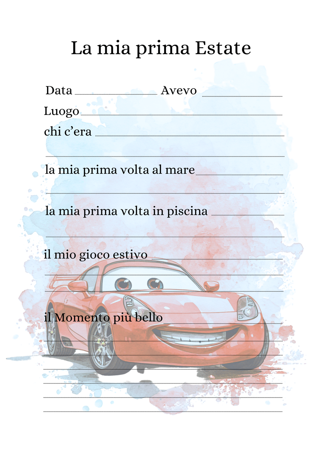 Album Nascita Personalizzato Artigianale – Primo Anno Completo – Modello 3
