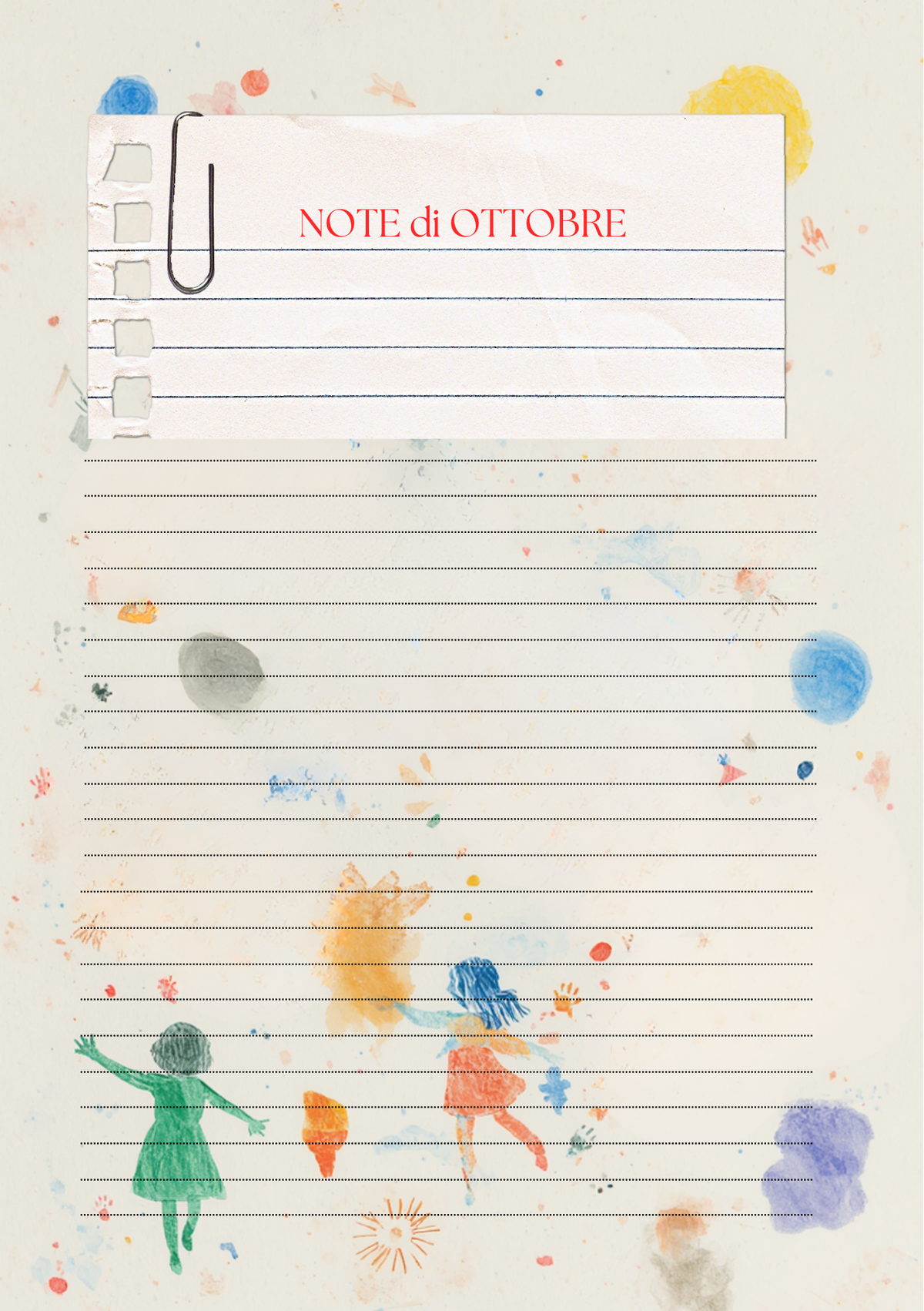 Agenda Mensile Insegnante Personalizzata Artigianale – Modello 3