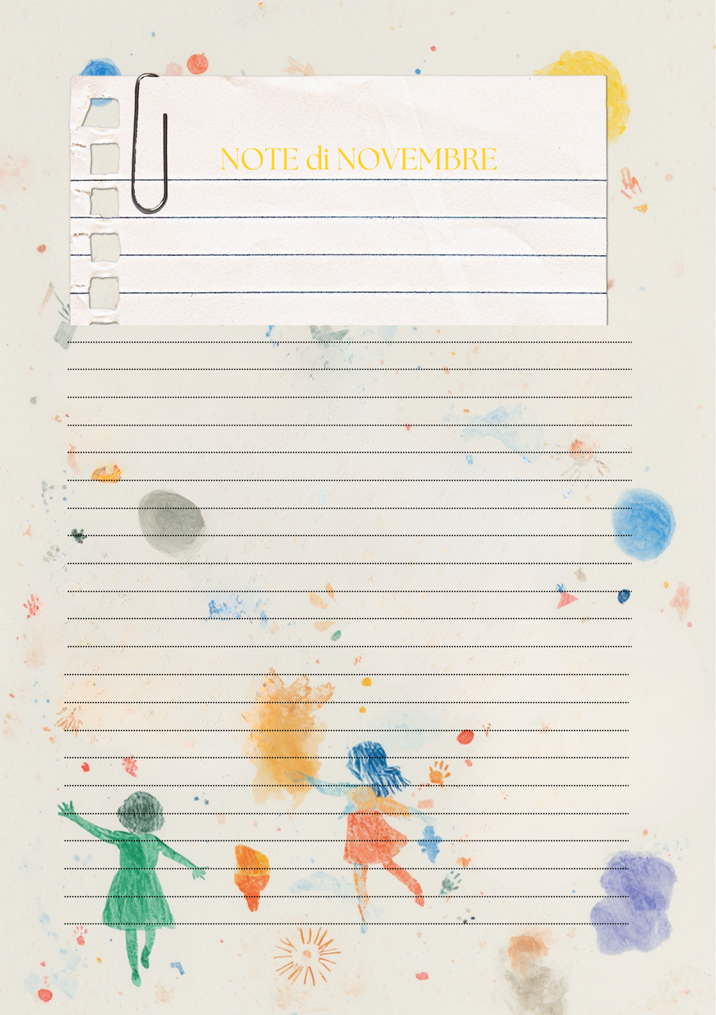Agenda Mensile Insegnante Personalizzata Artigianale – Modello 3