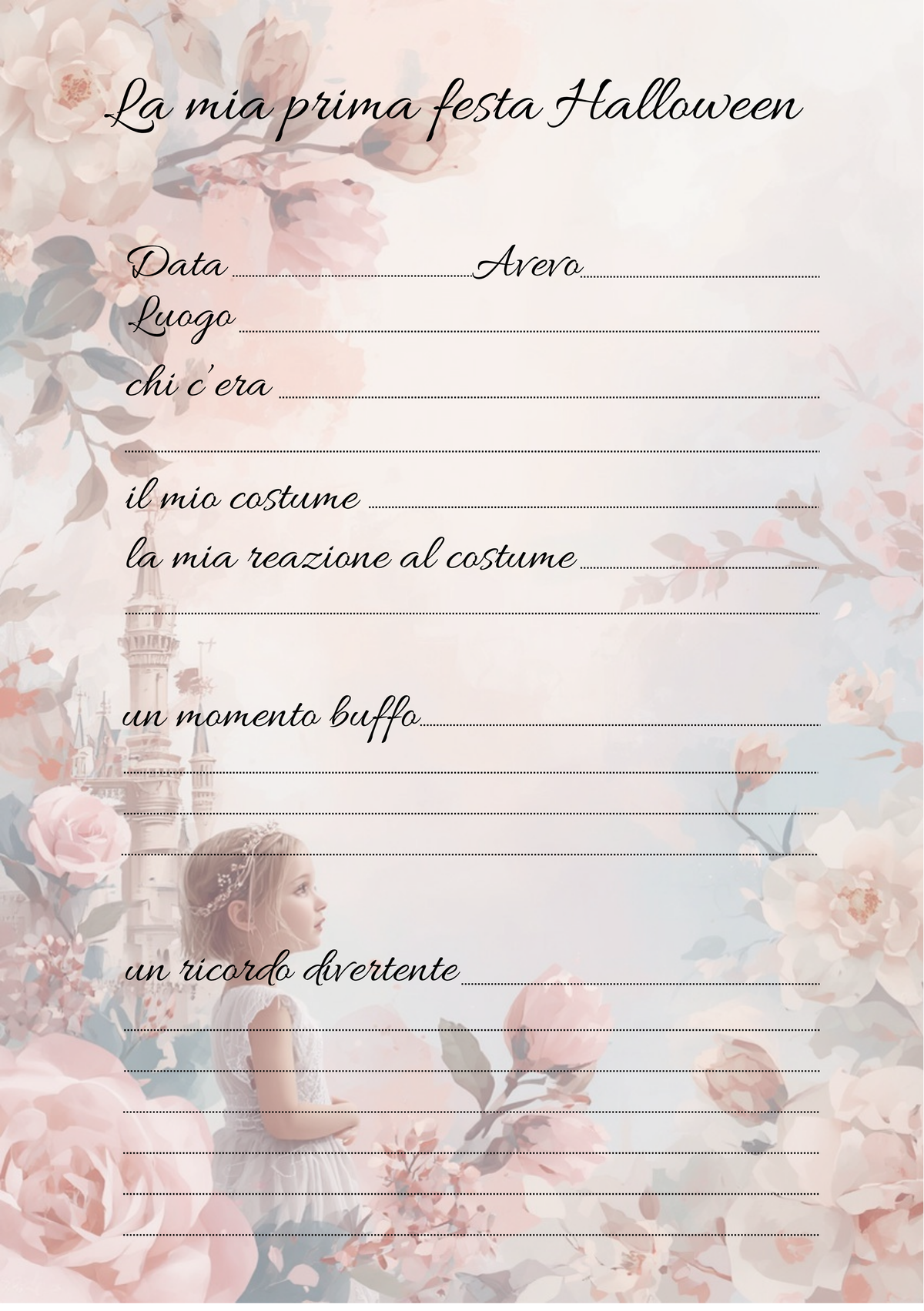 Album Nascita Personalizzato Artigianale – Primo Anno Completo – Modello 1
