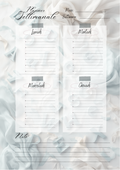 Planner Settimanale Insegnanti Modello 1 - fronte