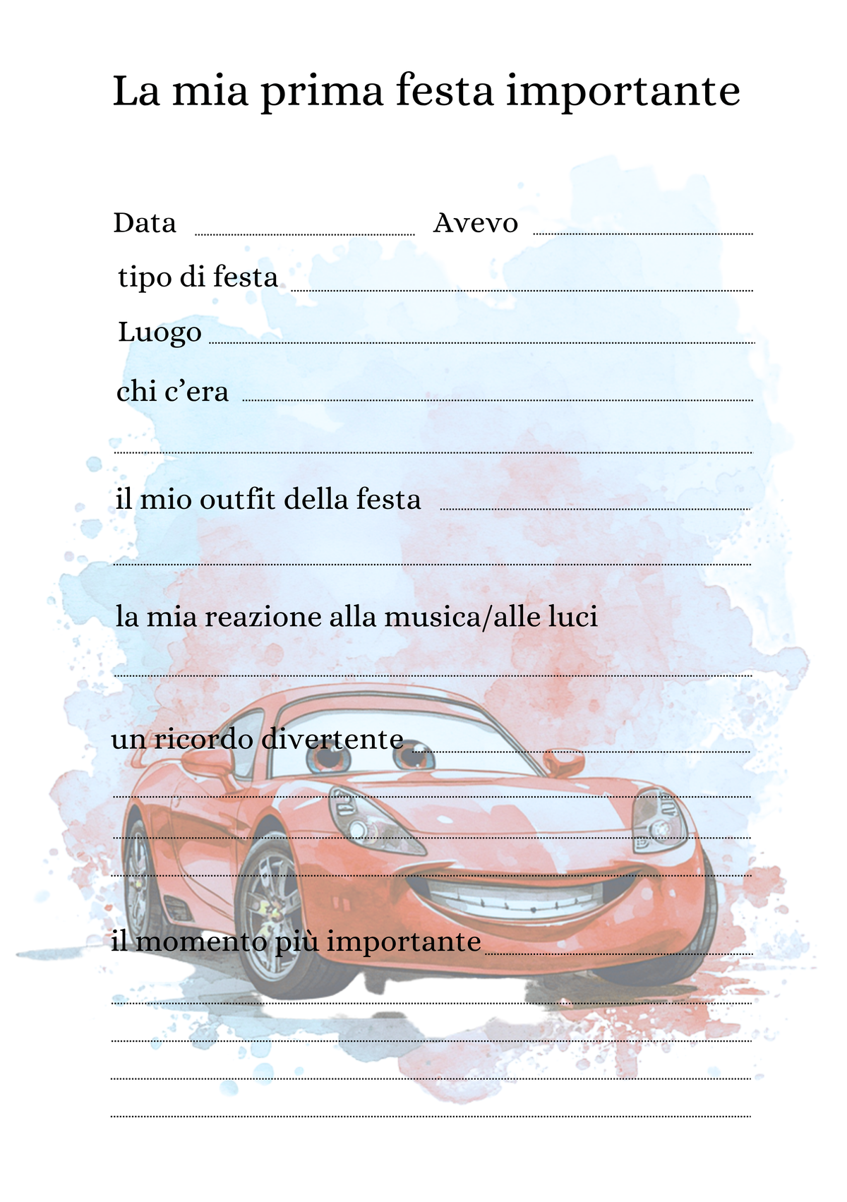 Album Nascita Personalizzato Artigianale – Primo Anno Completo – Modello 3