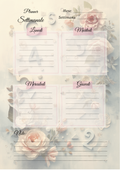 Planner Settimanale Insegnante Personalizzato Artigianale – Modello 2