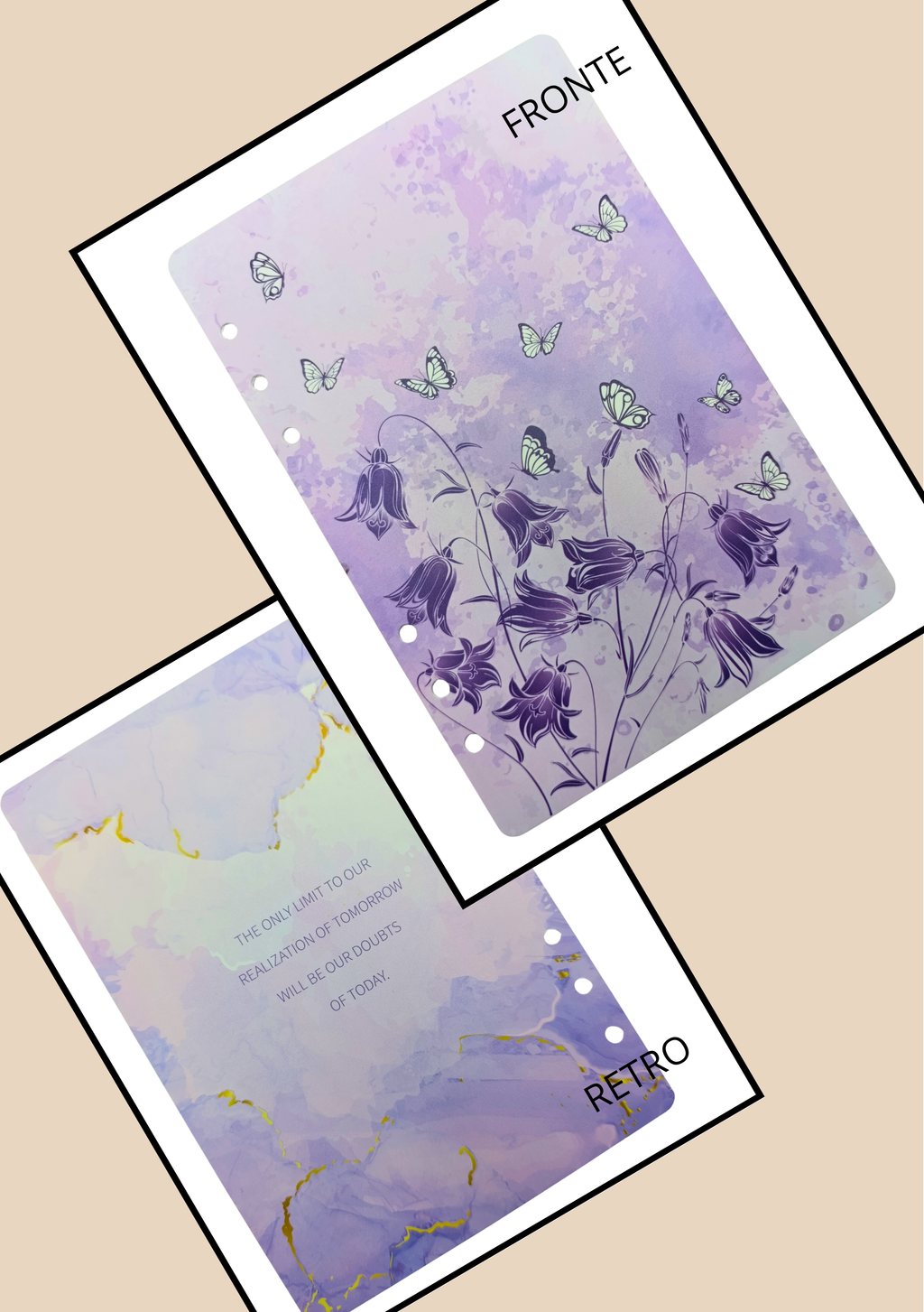 Divisori per Agenda A5 Set 6 Pezzi – Separatori Agenda Planner Organizer