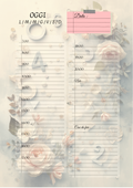 Planner Giornaliero Insegnante Personalizzato Artigianale – Modello 2