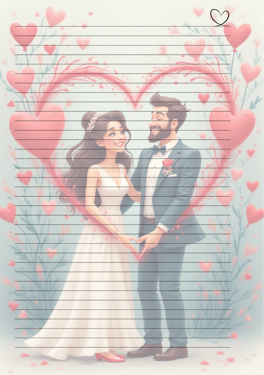 Pagina Extra Planner Matrimonio Personalizzato Artigianale – Modello 3