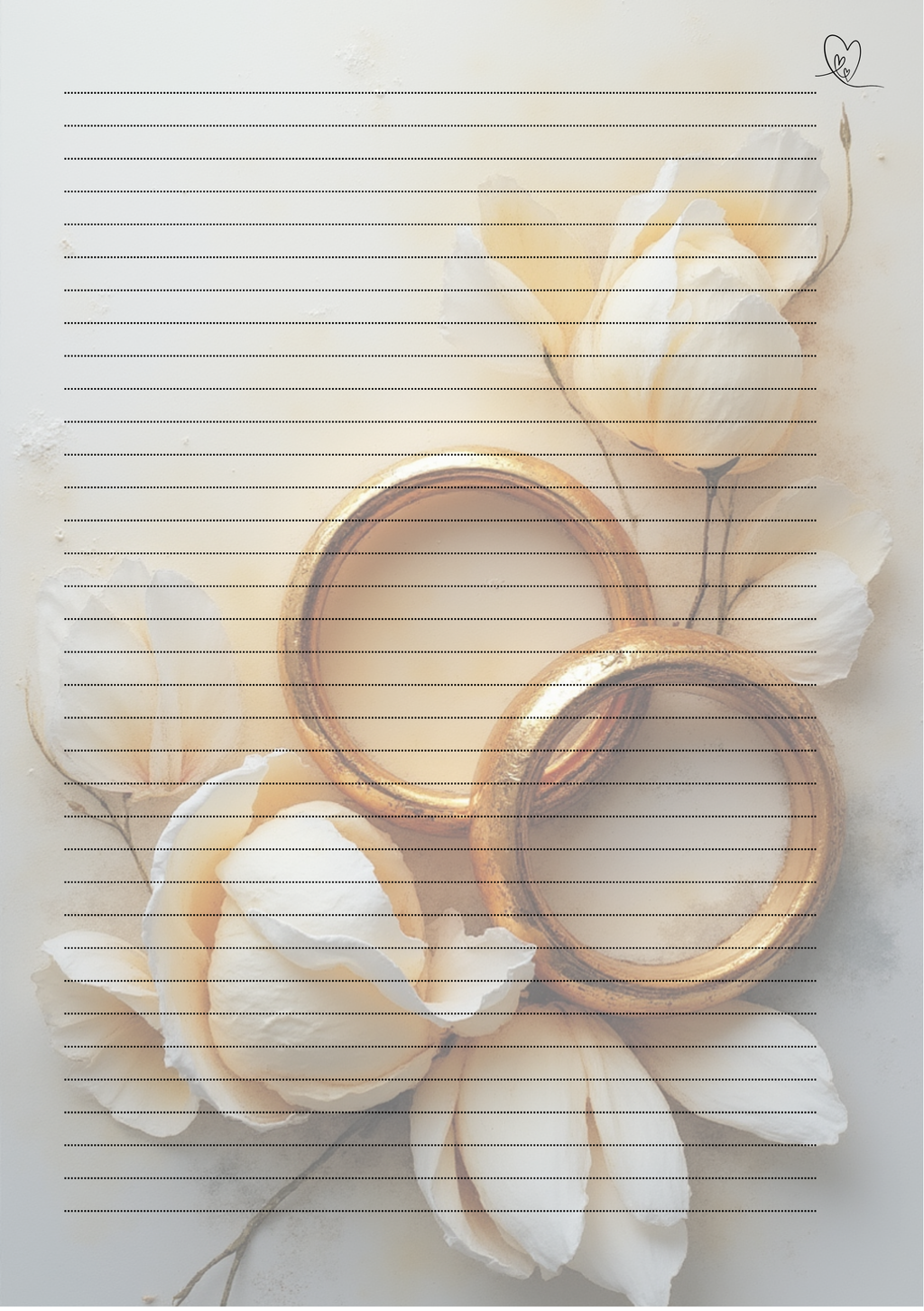 Pagina Extra Planner Matrimonio Personalizzato Artigianale – Modello 2