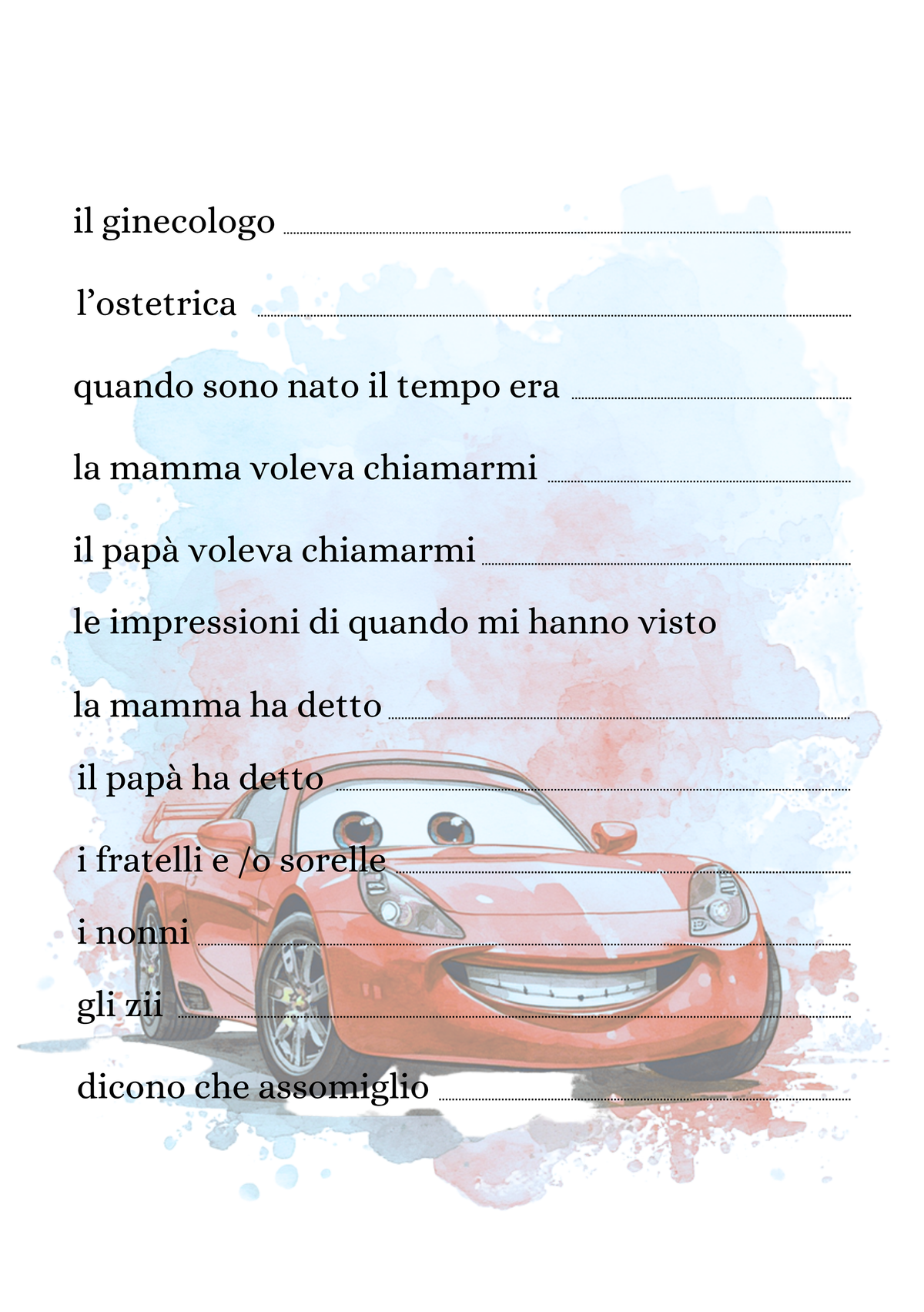 Album Nascita Personalizzato Artigianale – Primo Anno Essential – Modello 3