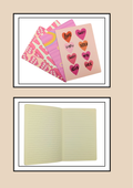 Quaderno Love – Quaderno Fantasia Cuori Scuola e Ufficio