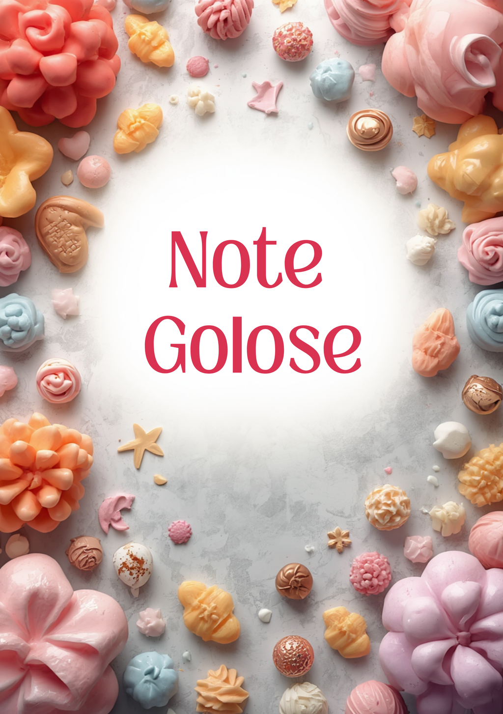 Note Golose Modello 2 - Copertina