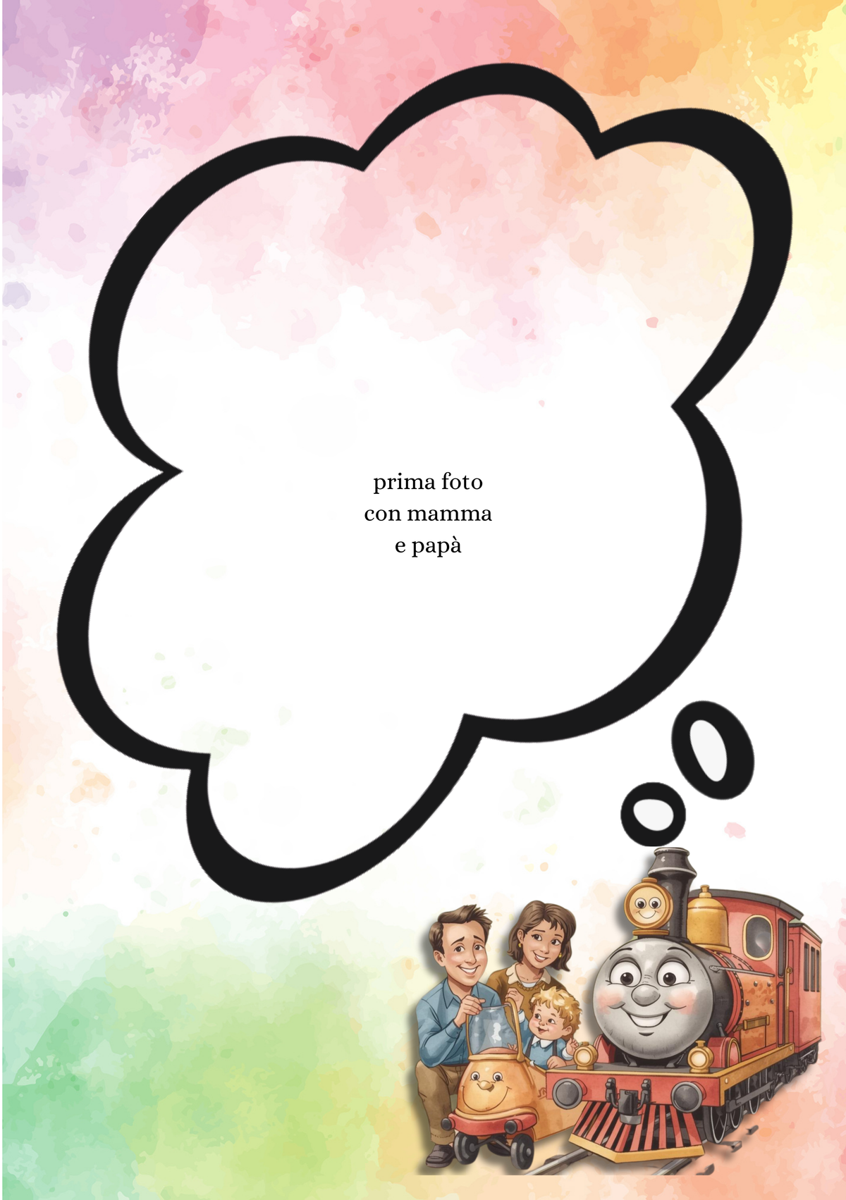 Album Nascita Personalizzato Artigianale – Primo Anno Completo – Modello 3