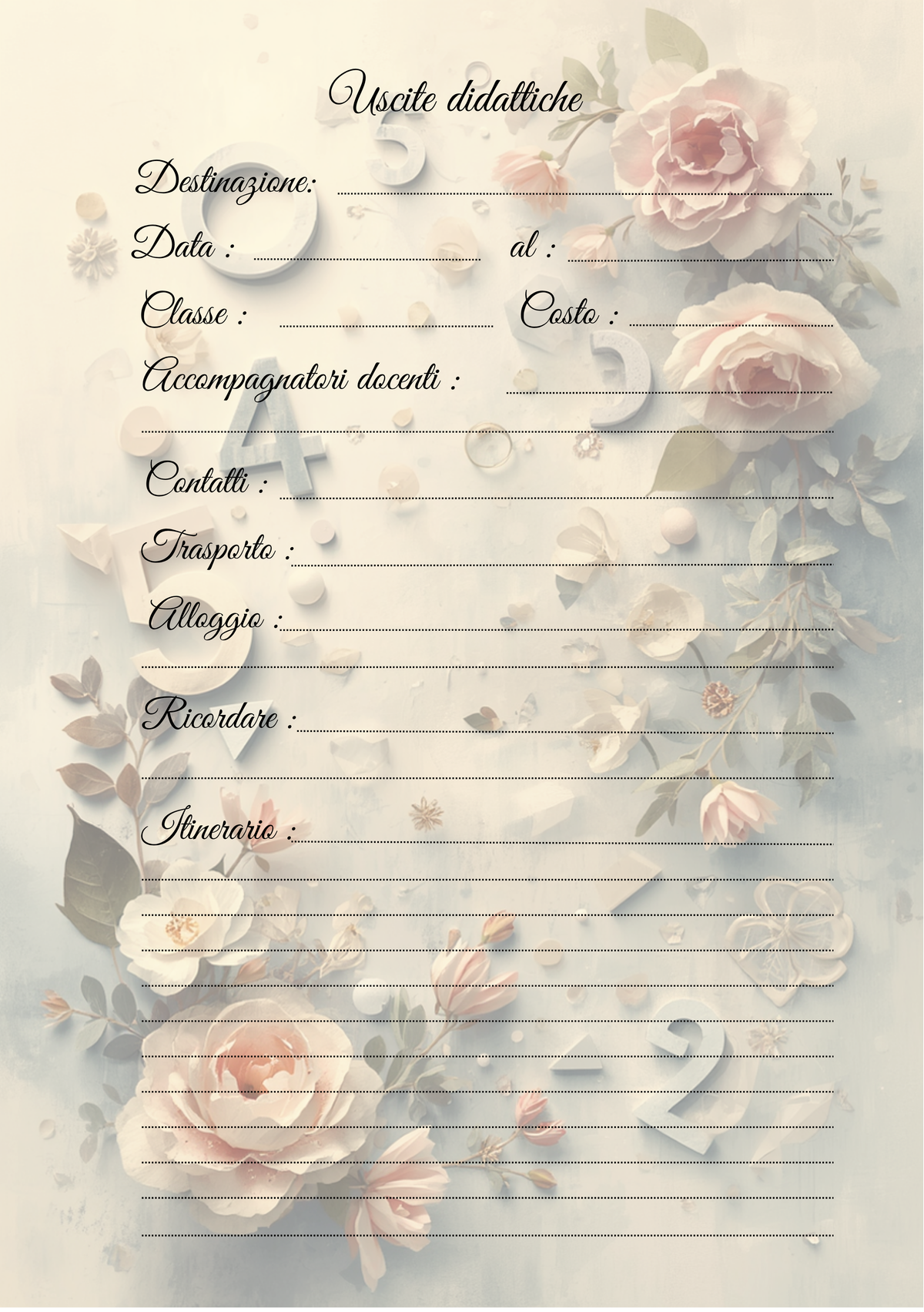 Album Insegnante Personalizzato Artigianale – Modello 2