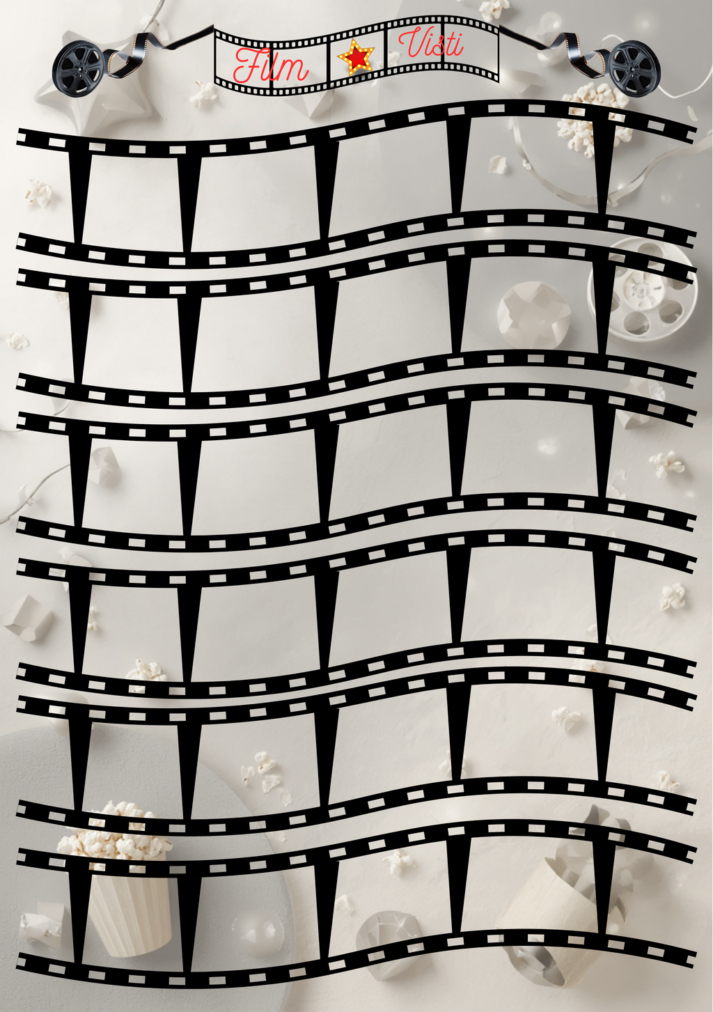 Diario Film e Serie TV Personalizzato Artigianale – Modello 2